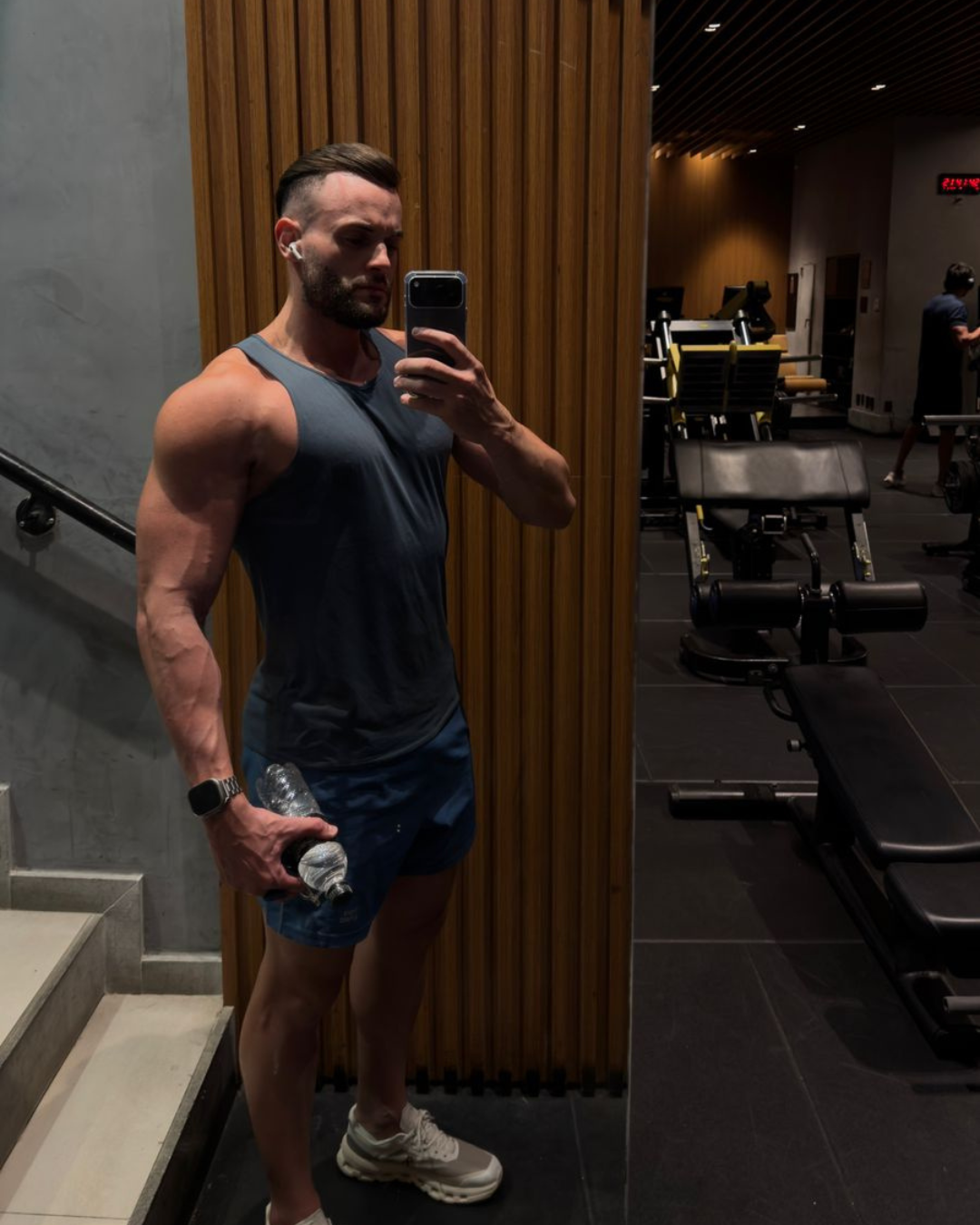 Eduardo Ribeiro em treino